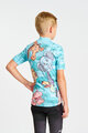 HOLOKOLO Cycling short sleeve jersey - SAFARI - turquoise/multicolour