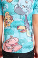 HOLOKOLO Cycling short sleeve jersey - SAFARI - turquoise/multicolour