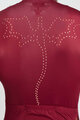 HOLOKOLO Cycling short sleeve jersey - EYELET - bordeaux