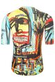 HOLOKOLO Cycling short sleeve jersey - WILDLY II - light blue/multicolour
