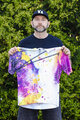 HOLOKOLO Cycling short sleeve jersey - SPLASH - grey/purple