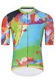 HOLOKOLO Cycling short sleeve jersey - DEER - green/multicolour