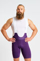 HOLOKOLO Cycling bib shorts - NOVEL PRO - purple