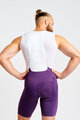HOLOKOLO Cycling bib shorts - NOVEL PRO - purple