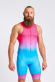 HOLOKOLO Cycling skinsuit - SNIPP - pink/turquoise