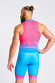 HOLOKOLO Cycling skinsuit - SNIPP - pink/turquoise