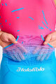 HOLOKOLO Cycling skinsuit - SNIPP - pink/turquoise