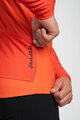 HOLOKOLO Cycling winter long sleeve jersey - PERFORMANCE WINTER - orange