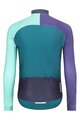 HOLOKOLO Cycling winter long sleeve jersey - PERFORMANCE WINTER - purple/green