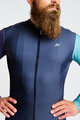HOLOKOLO Cycling winter long sleeve jersey - PERFORMANCE WINTER - purple/green