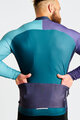 HOLOKOLO Cycling winter long sleeve jersey - PERFORMANCE WINTER - purple/green