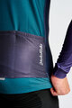 HOLOKOLO Cycling winter long sleeve jersey - PERFORMANCE WINTER - purple/green