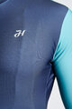 HOLOKOLO Cycling winter long sleeve jersey - PERFORMANCE WINTER - purple/green