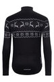 HOLOKOLO Cycling winter long sleeve jersey - FROSTTRAIL WINTER - black
