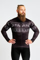 HOLOKOLO Cycling winter long sleeve jersey - FROSTTRAIL WINTER - black