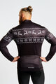 HOLOKOLO Cycling winter long sleeve jersey - FROSTTRAIL WINTER - black