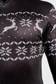 HOLOKOLO Cycling winter long sleeve jersey - FROSTTRAIL WINTER - black