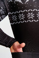 HOLOKOLO Cycling winter long sleeve jersey - FROSTTRAIL WINTER - black