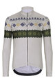 HOLOKOLO Cycling winter long sleeve jersey - FROSTTRAIL WINTER - grey/green