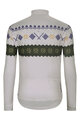 HOLOKOLO Cycling winter long sleeve jersey - FROSTTRAIL WINTER - grey/green