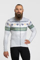 HOLOKOLO Cycling winter long sleeve jersey - FROSTTRAIL WINTER - grey/green