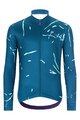 HOLOKOLO Cycling winter long sleeve jersey - PASSION WINTER - blue