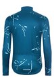 HOLOKOLO Cycling winter long sleeve jersey - PASSION WINTER - blue