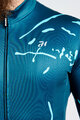 HOLOKOLO Cycling winter long sleeve jersey - PASSION WINTER - blue