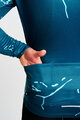 HOLOKOLO Cycling winter long sleeve jersey - PASSION WINTER - blue