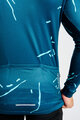 HOLOKOLO Cycling winter long sleeve jersey - PASSION WINTER - blue