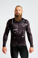HOLOKOLO Cycling winter long sleeve jersey - PASSION WINTER - black/white