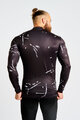 HOLOKOLO Cycling winter long sleeve jersey - PASSION WINTER - black/white