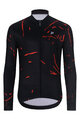 HOLOKOLO Cycling winter long sleeve jersey - PASSION WINTER - black/red
