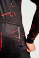 HOLOKOLO Cycling winter long sleeve jersey - PASSION WINTER - black/red
