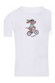 NU. BY HOLOKOLO Cycling short sleeve t-shirt - PEDAL POWER - white