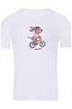 NU. BY HOLOKOLO Cycling short sleeve t-shirt - PEDAL POWER - white