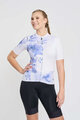 RIVANELLE BY HOLOKOLO Cycling short sleeve jersey - FLOWERY LADY - white/purple/blue