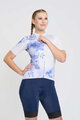 RIVANELLE BY HOLOKOLO Cycling short sleeve jersey - FLOWERY LADY - white/purple/blue