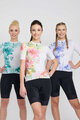 RIVANELLE BY HOLOKOLO Cycling short sleeve jersey - FLOWERY LADY - white/purple/blue