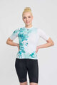 RIVANELLE BY HOLOKOLO Cycling short sleeve jersey - FLOWERY LADY - white/green
