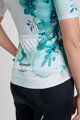 RIVANELLE BY HOLOKOLO Cycling short sleeve jersey - FLOWERY LADY - white/green