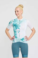 RIVANELLE BY HOLOKOLO Cycling short sleeve jersey - FLOWERY LADY - white/green