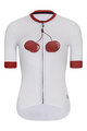 RIVANELLE BY HOLOKOLO Cycling short sleeve jersey - FRUIT LADY - white/red