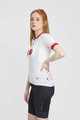 RIVANELLE BY HOLOKOLO Cycling short sleeve jersey - FRUIT LADY - white/red