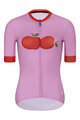 RIVANELLE BY HOLOKOLO Cycling short sleeve jersey - FRUIT LADY - pink/red