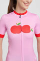 RIVANELLE BY HOLOKOLO Cycling short sleeve jersey - FRUIT LADY - pink/red