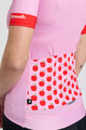 RIVANELLE BY HOLOKOLO Cycling short sleeve jersey - FRUIT LADY - pink/red