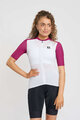 RIVANELLE BY HOLOKOLO Cycling short sleeve jersey - TECHNICAL  - white/bordeaux
