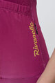 RIVANELLE BY HOLOKOLO Cycling short sleeve jersey - VICTORIOUS GOLD LADY - bordeaux