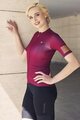 RIVANELLE BY HOLOKOLO Cycling short sleeve jersey - VICTORIOUS GOLD LADY - bordeaux